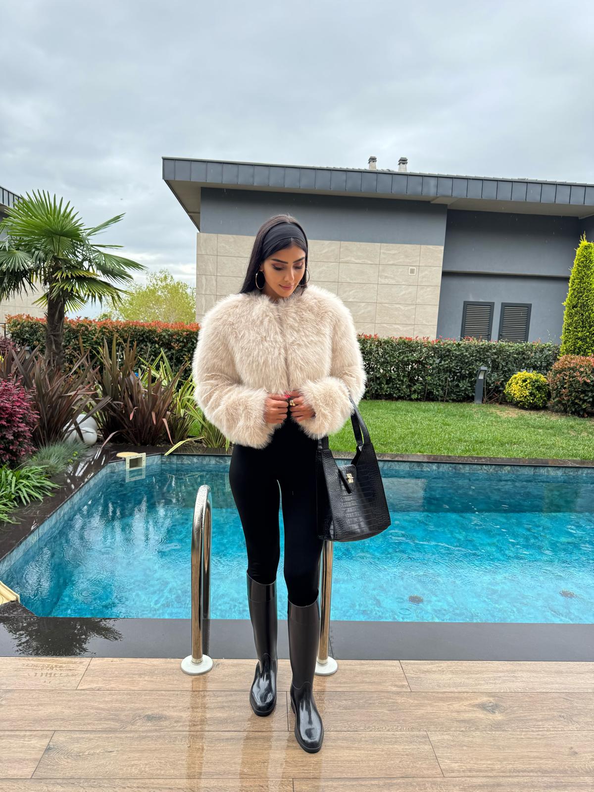 Kısa Suni Kürk Ceket