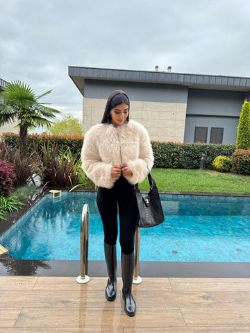 Kısa Suni Kürk Ceket