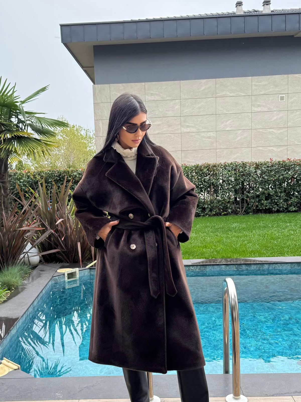 Premium kalite Peluş Kaban-Kahve