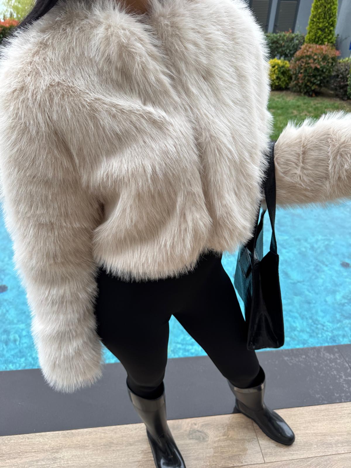 Kısa Suni Kürk Ceket