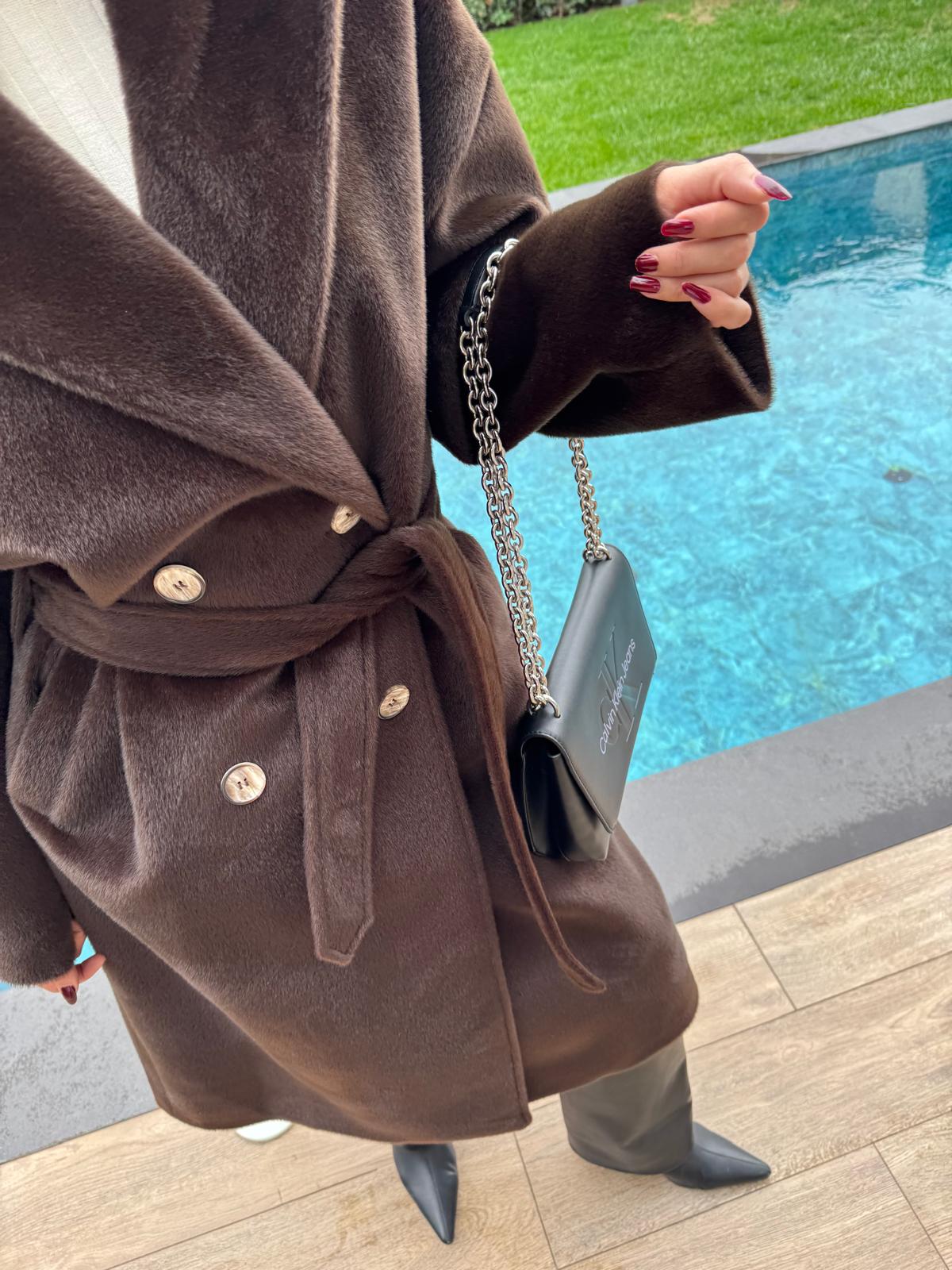 Premium kalite Peluş Kaban-Kahve