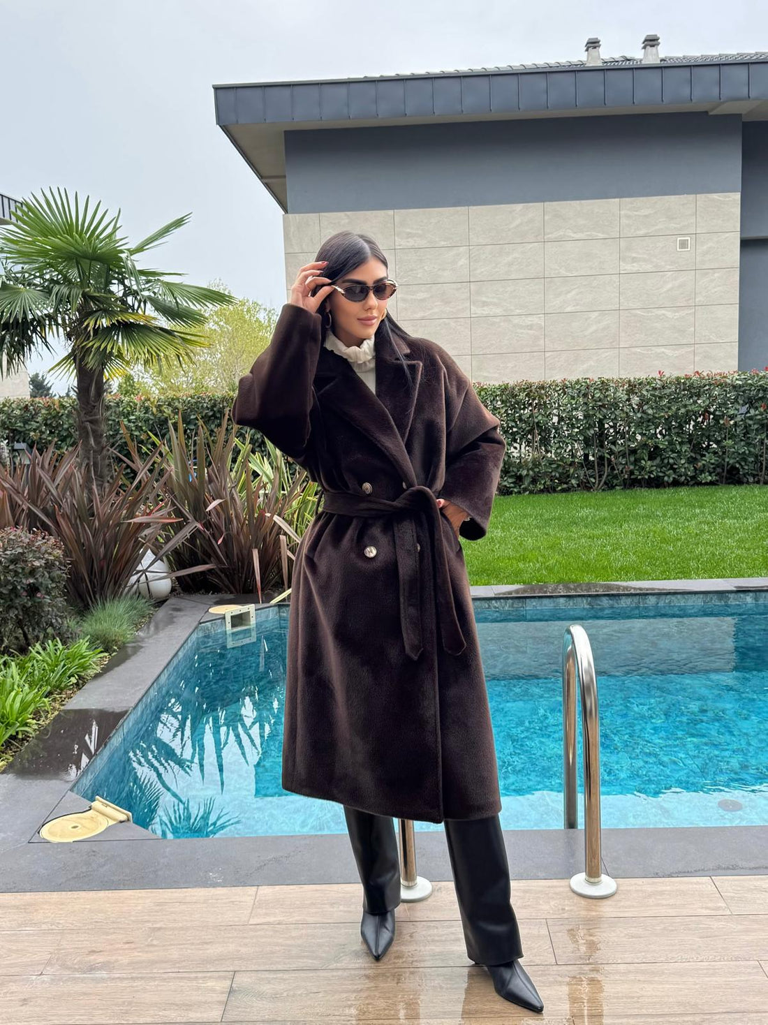 Premium kalite Peluş Kaban-Kahve