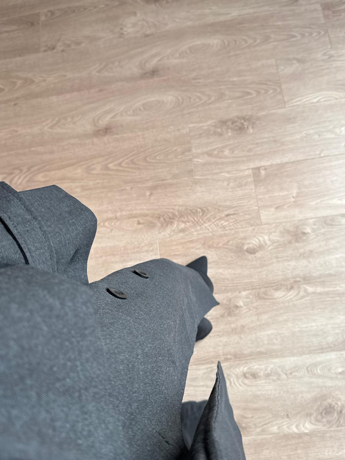 Premium Kalite Poliviskon Kumaş Astarlı Trençkot Antrasit