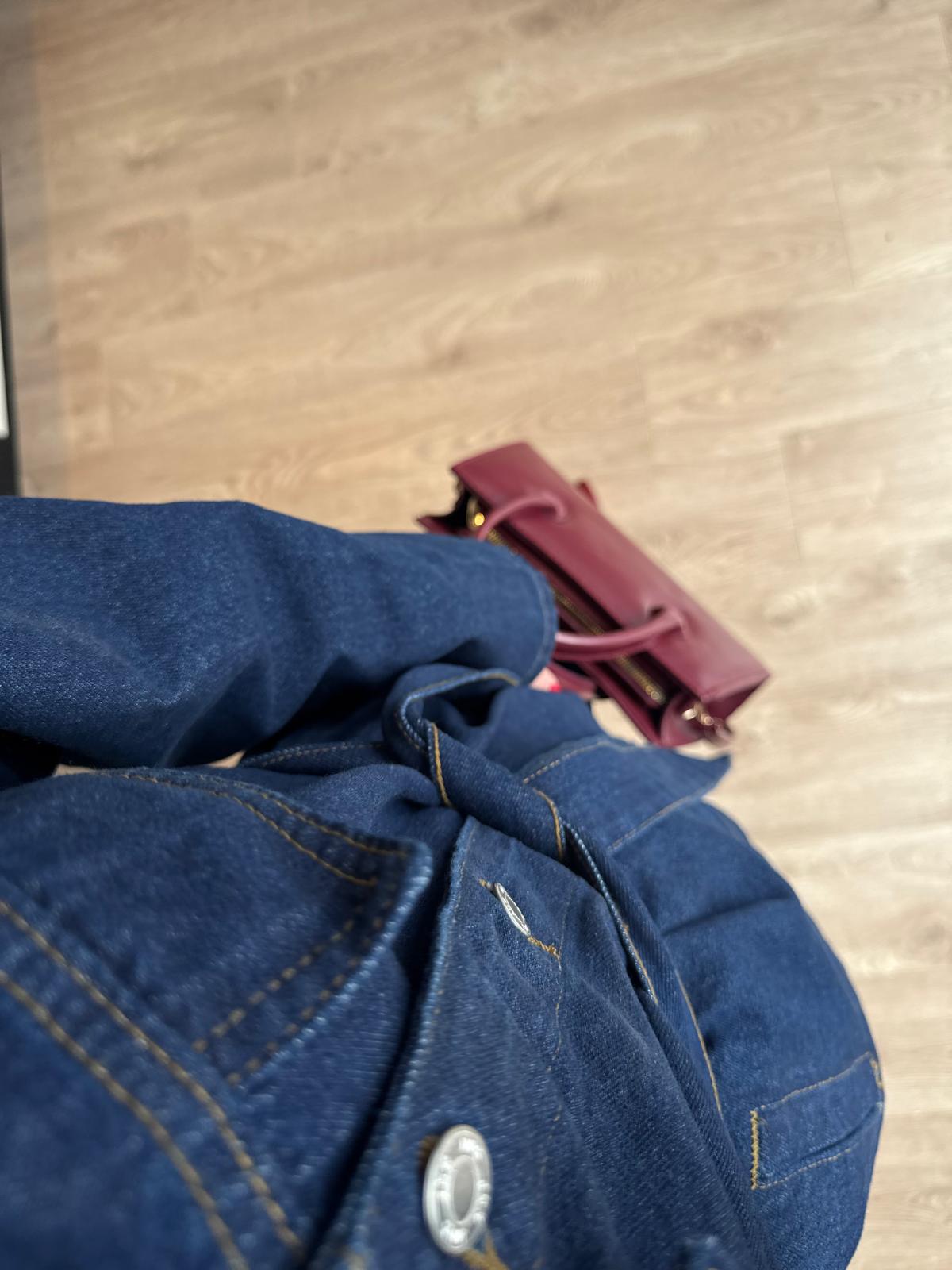 Kuşaklı Denim Takım