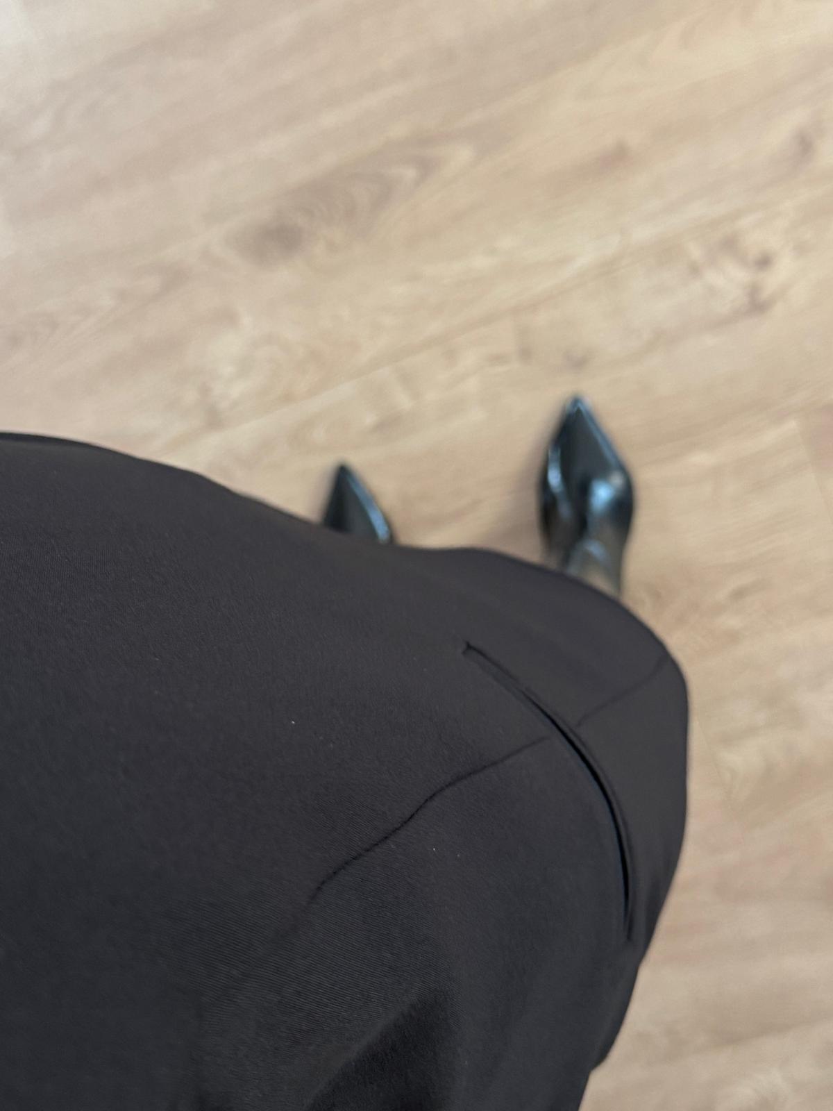 Sİyah Bisiklet Yaka Elbise