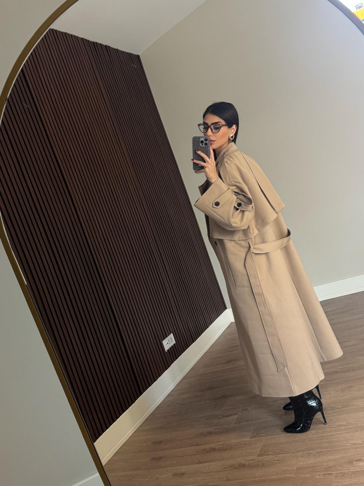 Premium Kalite Poliviskon Kumaş Camel