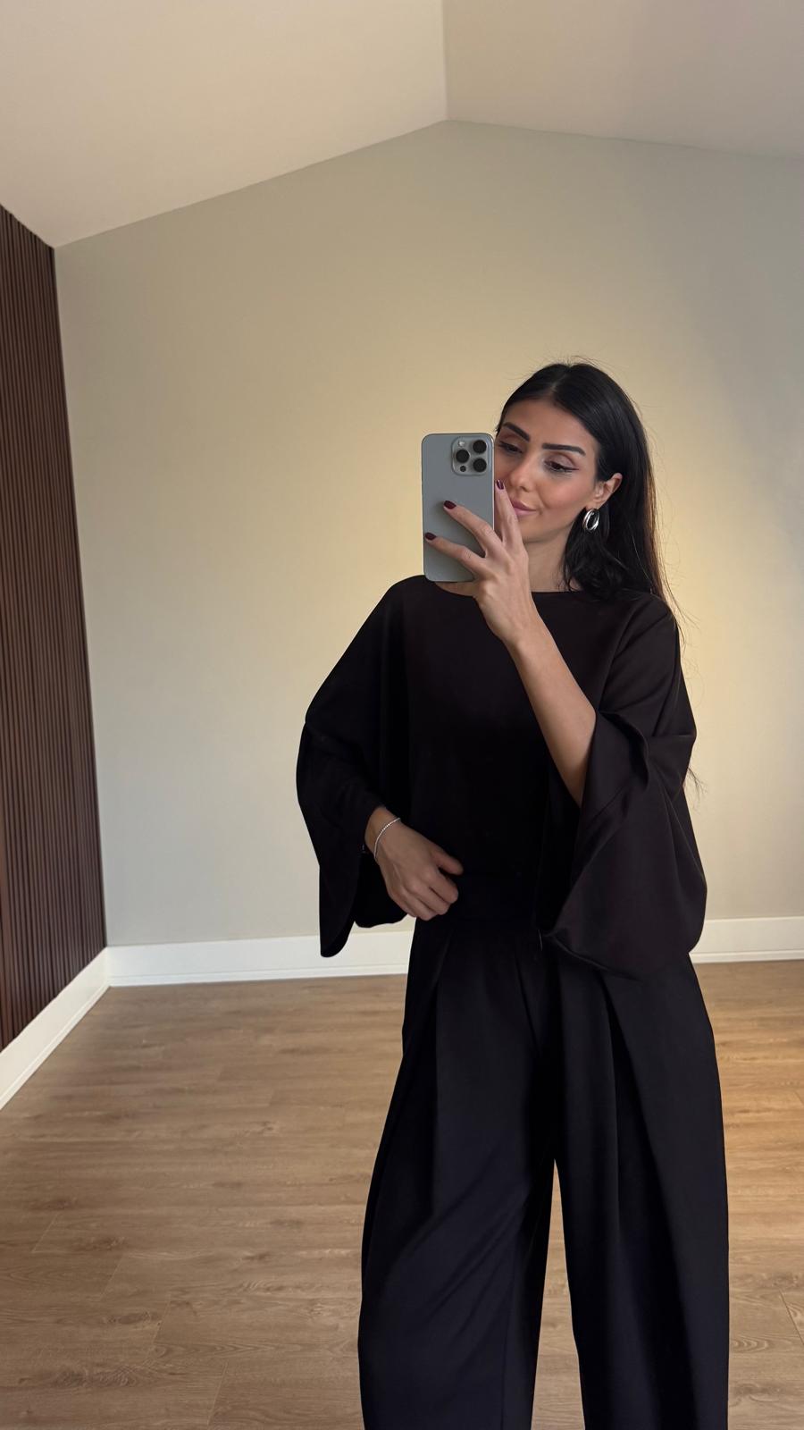 Kahve Modal Ön Pile Detaylı Oys Model Takım