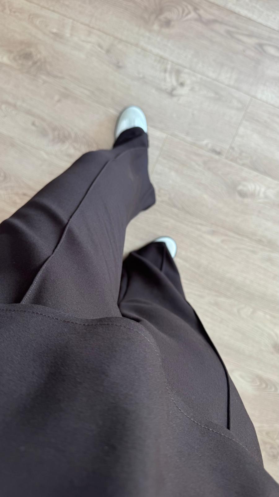 Kahve Ters Dikişli Modal Takım